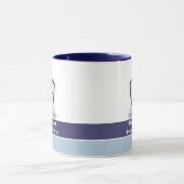 Personalisiert Name Swim Club Wappen Niedlich Ping Tasse (Zentrum)