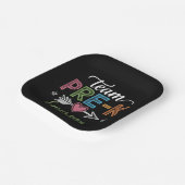 Personalisiert Name Team Pre-K Pre-School Lehrer Pappteller (Gewinkelt)