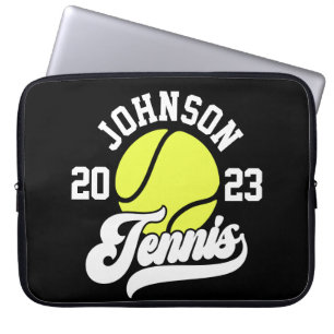 Personalisiert NAME Tennis Racket Ball Court Laptopschutzhülle