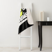 Personalisiert NAME Tennis Racket Ball Court Sherpadecke (Beispiel)