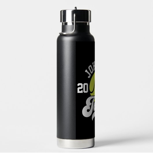 Personalisiert NAME Tennis Racket Ball Court Trinkflasche (rechts)