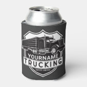 Personalisiert NAME Trucking Big Rig Semi Trucker Dosenkühler (Kanne Vorderseite)
