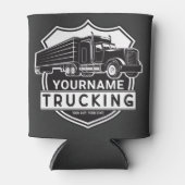 Personalisiert NAME Trucking Big Rig Semi Trucker Dosenkühler (Vorderseite)