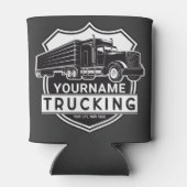 Personalisiert NAME Trucking Big Rig Semi Trucker Dosenkühler (Rückseite)