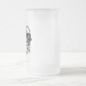 Personalisiert NAME Trucking Big Rig Semi Trucker Mattglas Bierglas (Mittel)