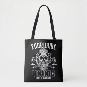 Personalisiert NAME Viking Nordic Warrior Heritage Tasche