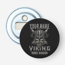 Personalisiert NAME Viking Warrior Heritage Flaschenöffner