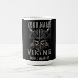 Personalisiert NAME Viking Warrior Heritage Kaffeetasse