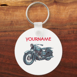 Personalisiert NAME Vintager Motorrad-Schlüsselanh Schlüsselanhänger