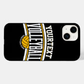 Personalisiert NAME Volleyball-Mannschaft Case-Mate iPhone Hülle (Rückseite (Horizontal))