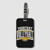 Personalisiert NAME Volleyball-Mannschaft Gepäckanhänger (Vorderseite Vertikal)