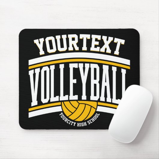 Personalisiert NAME Volleyball-Mannschaft Mousepad (Mit Mouse)