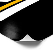 Personalisiert NAME Volleyball-Mannschaft Poster (Ecke)