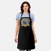 Personalisiert NAME Volleyball-Mannschaft Schürze (Getragen)