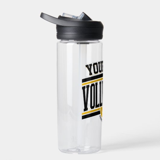 Personalisiert NAME Volleyball-Mannschaft Trinkflasche (Rechts)