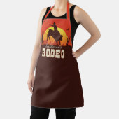 Personalisiert NAME Western Cowboy Bull Rider Rode Schürze (InSitu)