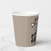 Personalisiert NAME Wild West Gun Revolver Saloon Pappbecher (Rechts)