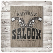Personalisiert NAME Wild West Gun Revolver Saloon Puzzle