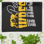Personalisiert NAME Wrestling School Team Wrestler Geschirrtuch (Gefaltet)