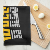 Personalisiert NAME Wrestling School Team Wrestler Geschirrtuch (Viertel Falte)