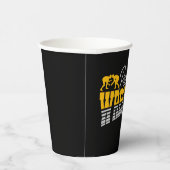 Personalisiert NAME Wrestling School Team Wrestler Pappbecher (Rechts)