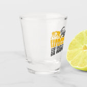 Personalisiert NAME Wrestling School Team Wrestler Schnapsglas (Links)