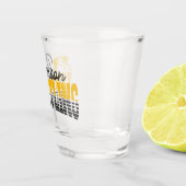 Personalisiert NAME Wrestling School Team Wrestler Schnapsglas (Rechts)