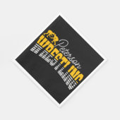 Personalisiert NAME Wrestling School Team Wrestler Serviette (Ecke)
