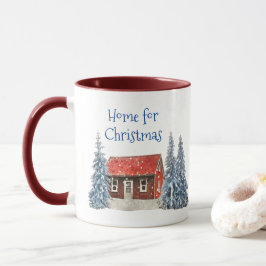 Personalisiert Name Zuhause für Weihnachts-Tasse Tasse