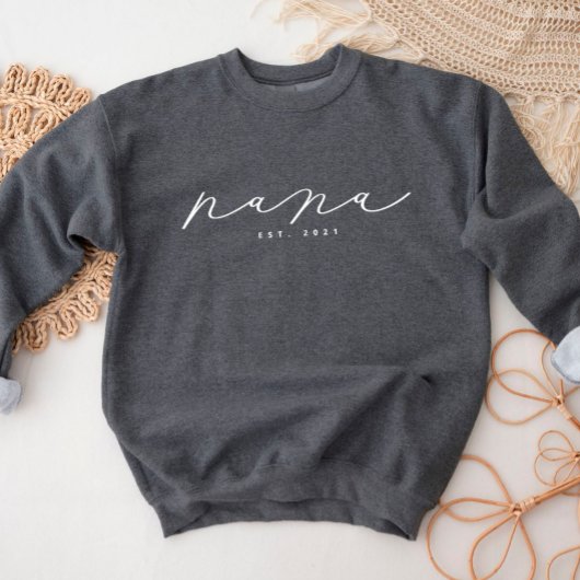 Personalisiert Nana Grandma Sweatshirt