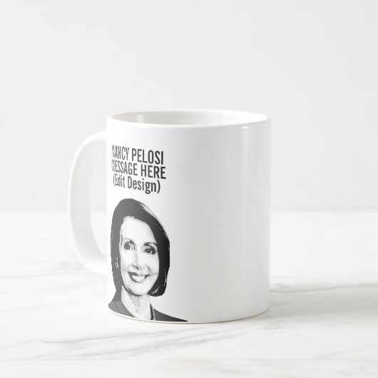 Personalisiert Nancy Pelosi Kaffeetasse (Vorderseite Links)