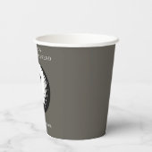 Personalisiert Napkin | Bachelor Golf Weekend Pappbecher (Rückseite)