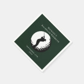 Personalisiert Napkin | Bachelor Golf Weekend Serviette (Ecke)