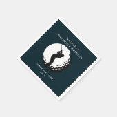 Personalisiert Napkin | Bachelor Golf Weekend Serviette (Ecke)
