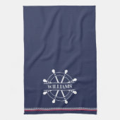 Personalisiert Nautic Geschirrtuch (Vertikal)