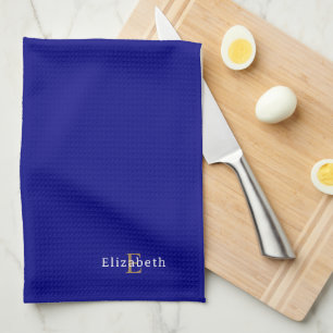 Personalisiert Navy Blue Kitetücher Geschirrtuch