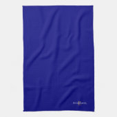 Personalisiert Navy Blue Kitetücher Geschirrtuch (Vertikal)
