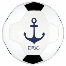 Personalisiert Navy Blue Nautical Anchor