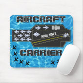 Personalisiert Navy jetzt Flugzeugträger 2.0 Mousepad (Mit Mouse)