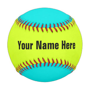 Personalisiert Neon Colored Baseball
