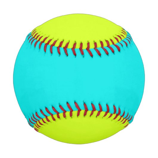 Personalisiert Neon Colored Baseball (Vorderseite)