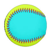 Personalisiert Neon Colored Baseball (Vorderseite Links)