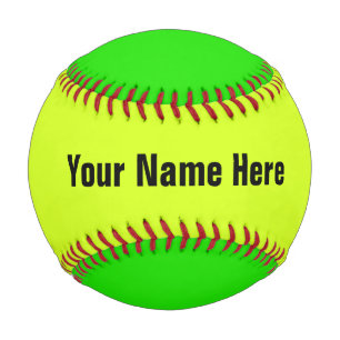 Personalisiert Neon Colored Baseball