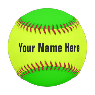 Personalisiert Neon Colored Baseball