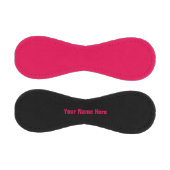Personalisiert Neon Pink und Black Baseball (Paneele)