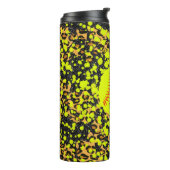 Personalisiert Neon Softball Thermal Tumbler Thermosbecher (Nach links gedreht)