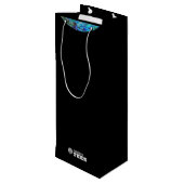 PERSONALISIERT NEUE ZEALAND KIWI PAUA WEINGIFT BAG GESCHENKTÜTE FÜR WEINFLASCHEN (Rückseite Schrägansicht)