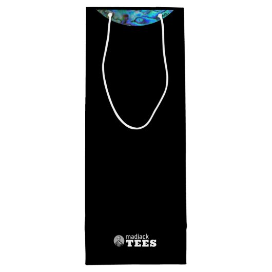 PERSONALISIERT NEUE ZEALAND KIWI PAUA WEINGIFT BAG GESCHENKTÜTE FÜR WEINFLASCHEN (Rückseite)