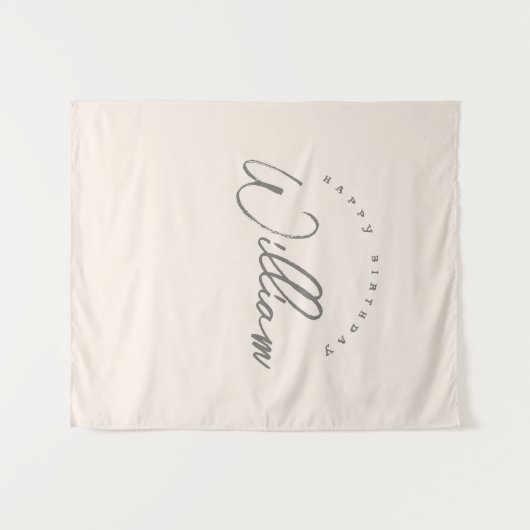 Personalisiert neutrale Bannerboys Wandteppich (Vorderseite (Horizontal))