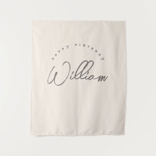 Personalisiert neutrale Bannerboys Wandteppich (Vorderseite)